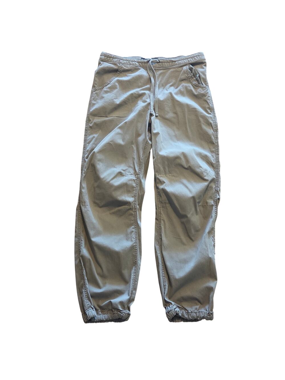 Hollister Women's Medium Dark Khaki Parachute Baggy Pants